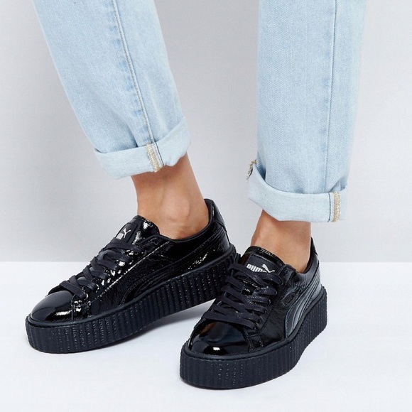 {FENTY PUMA} Creeper Wrinkled  Patent Leather - Picture 15 of 16